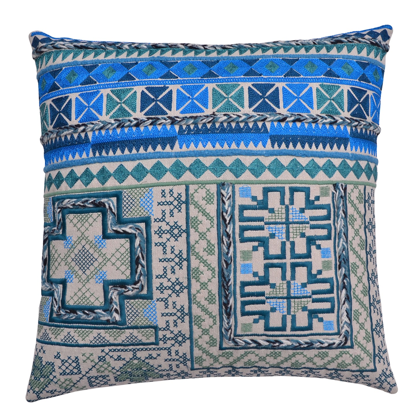 Handcrafted Embroidered Cushion