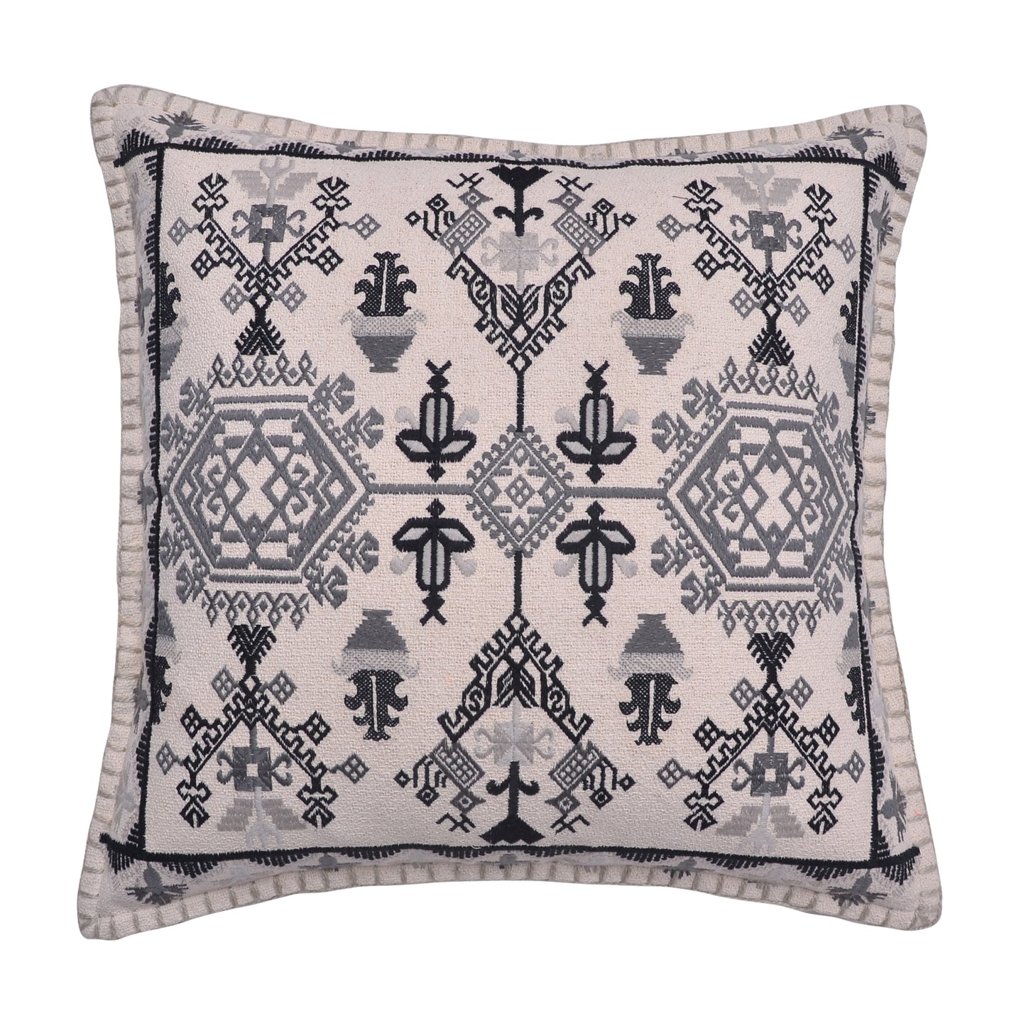 Handwoven Boho Throw Cushion