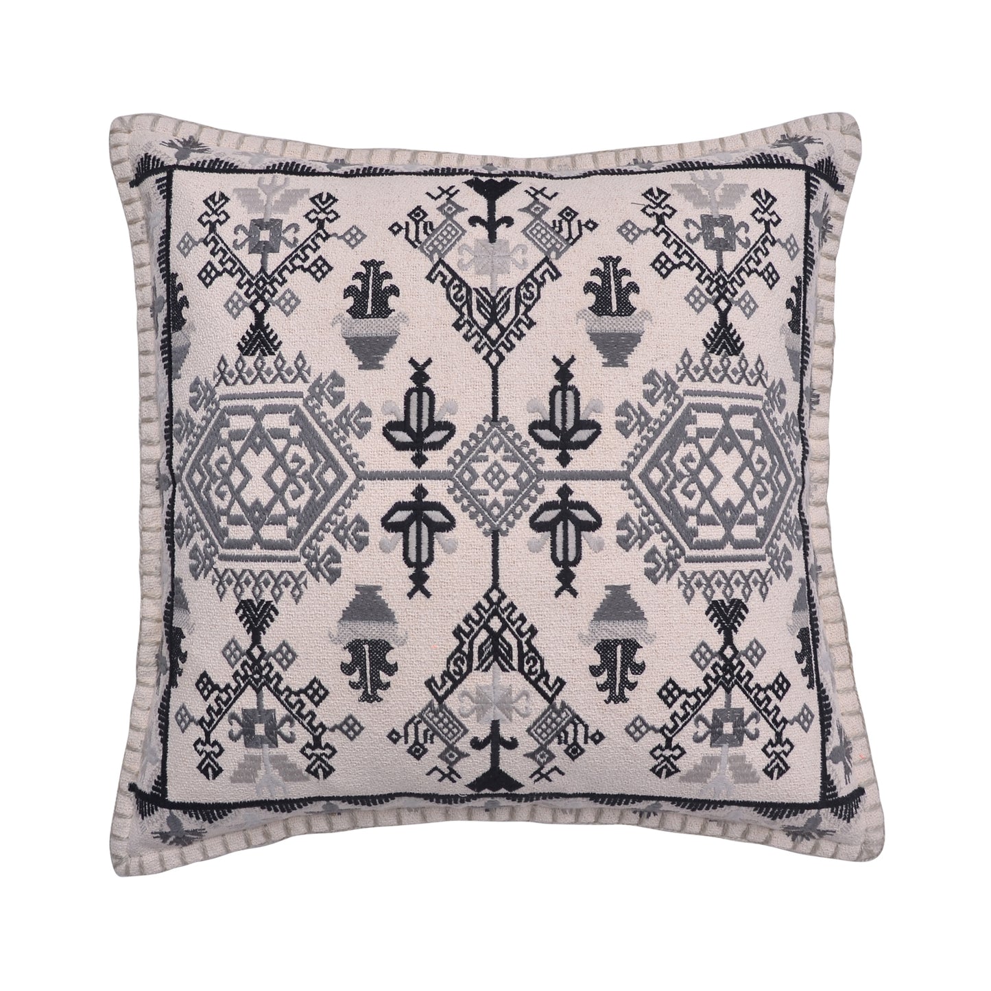 Handwoven Boho Throw Cushion