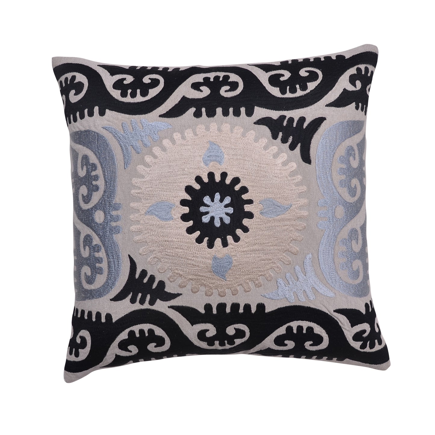 Tribal Embroidered Cushion Cover