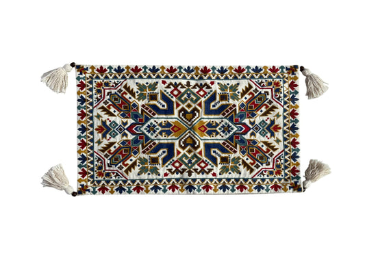 classic Handwoven Geometric Kilim-Inspired Pillow cover