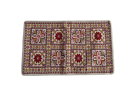 Traditional Floral Patchwork Design pillow cover
